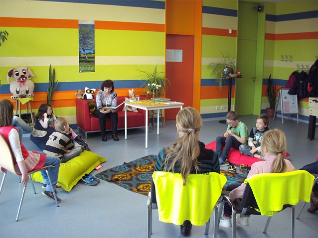 Bild: Im Freizeitzentrum Artern vorgelesen