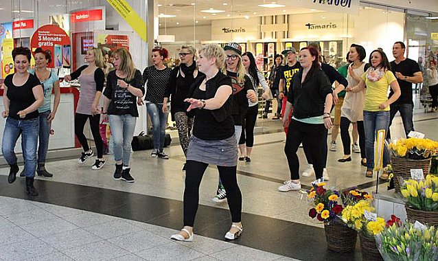 Bild: Flashmob in Sondershausen