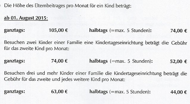 Bild: Beschluss &uuml;ber Geb&uuml;hrenerh&ouml;hung bei Kitas