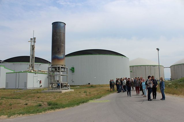 Bild: Biogasanlage besucht