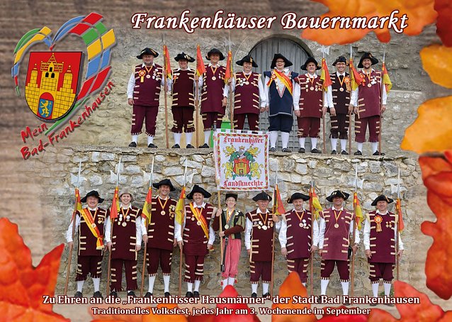 Bild: Hausm&auml;nner verk&uuml;nden Er&ouml;ffnung Bauernmarkt