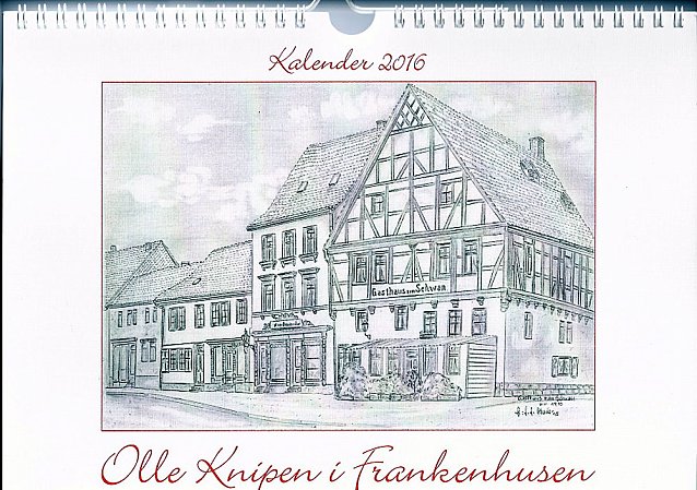 Bild: Frankenh&auml;user zeichnete f&uuml;r den Kalender 2016