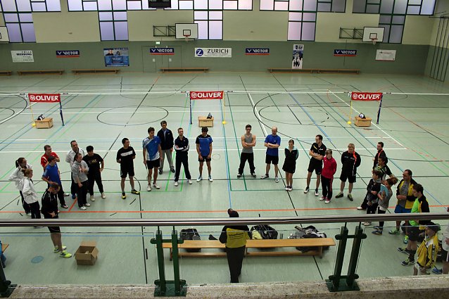 Bild: 1. Badminton open gestartet