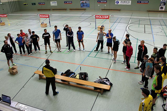 Bild: 1. Badminton open gestartet