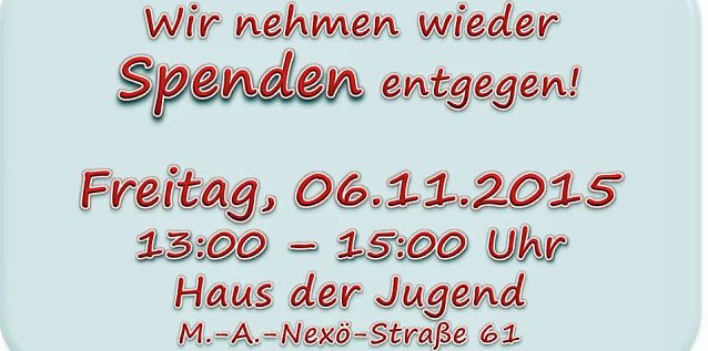 Bild: Scheck&uuml;bergabe an "Sondershausen ist BUNT" e.V.