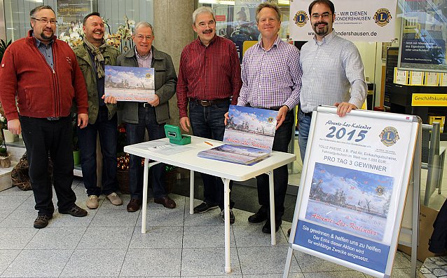 Bild: Advents-Los-Kalender 2015 im Verkauf