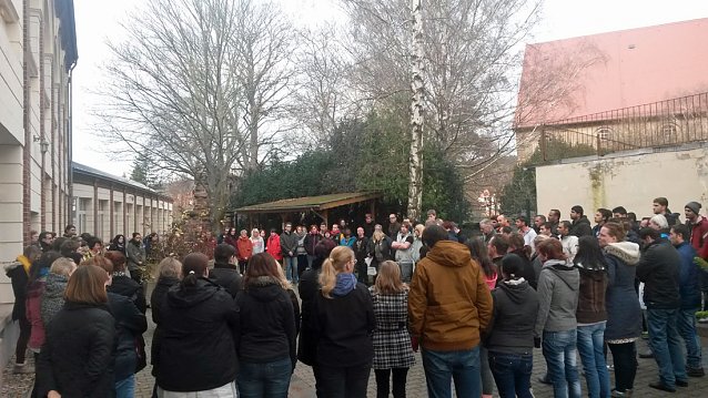 Bild: Gedenkminute auch in Bad Frankenhausen