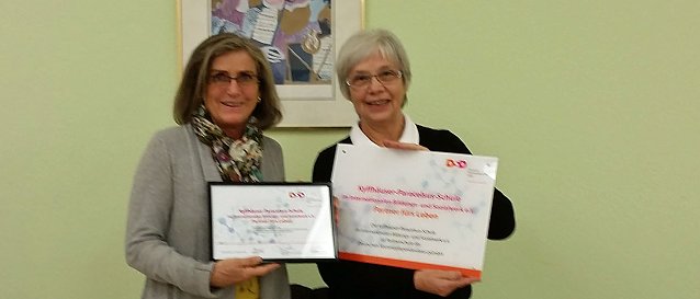 Bild: Erste Partnerschule der Deutschen Stammspenderdatei gGmbH in Th&uuml;ringen