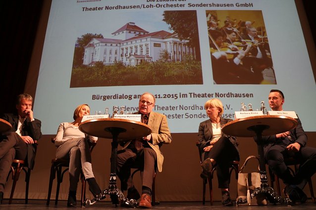 Bild: Diskussion zur Zukunft von Theater und Loh-Orchester 