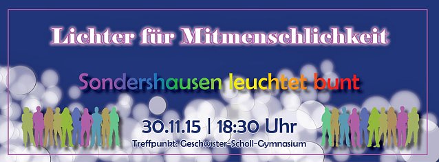 Bild: Sondershausen leuchtet bunt�