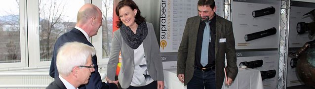 Bild: Wirtschaftsminister zum Unternehmerfr&uuml;hst&uuml;ck bei Sonlux