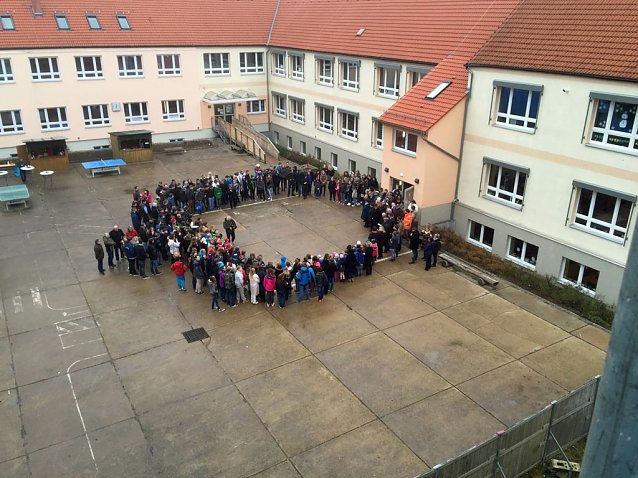 Bild: Richtfest an Schule in Oldisleben