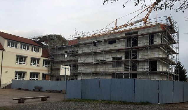 Bild: Richtfest an Schule in Oldisleben