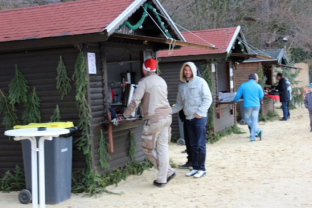 Bild: Weihnachtstauchen am Bebraer Teich