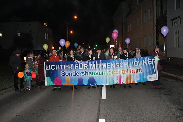 Bild: Sondershausen SINGT und leuchtet bunt