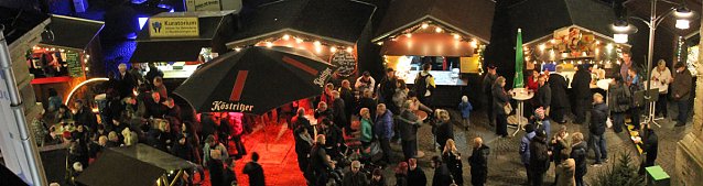Bild: Gut besuchter Weihnachtsmarkt