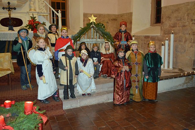 Bild: Krippenspiel in Badra