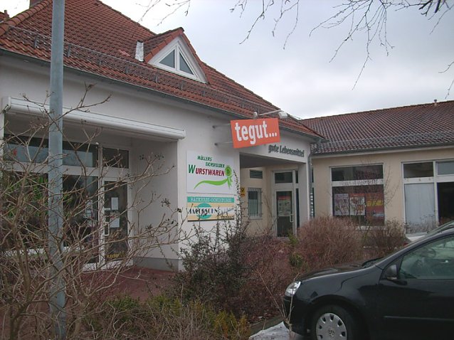 Bild: Der tegut� Markt Sondershausen wird umgebaut