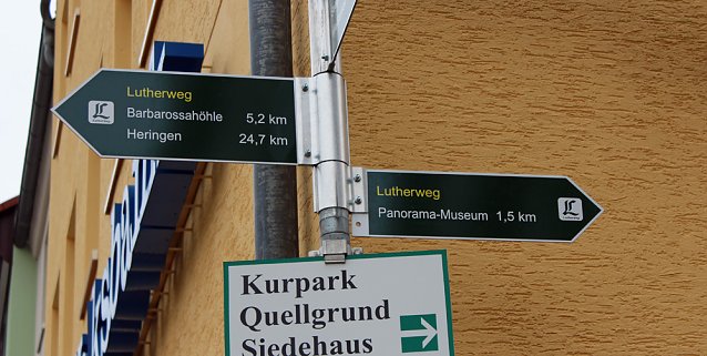 Bild: Funkstille um den Lutherweg?