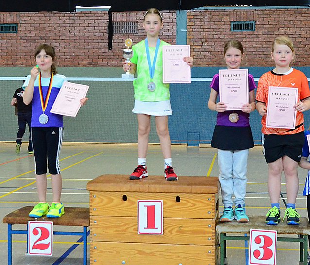 Bild: Landeseinzelmeisterschaften AK09 im Badminton