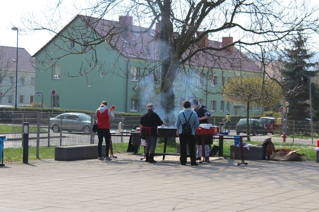 Bild: Raketenstart in Bad Frankenhausen