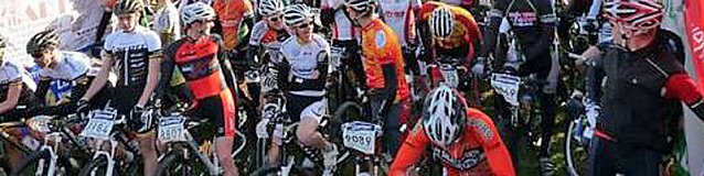 Bild: Mountainbiker beim Kyffh&auml;userberglauf