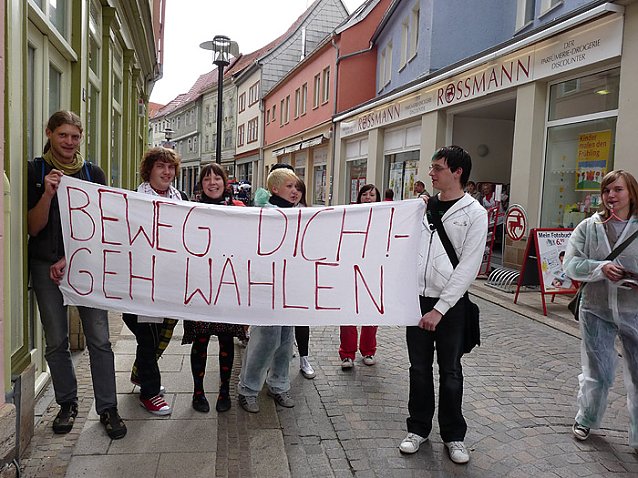 Bild: Beweg Dich - Geh w&auml;hlen
