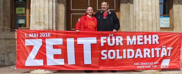 Bild: Politikverdrossenheit? Maifeier in SDH