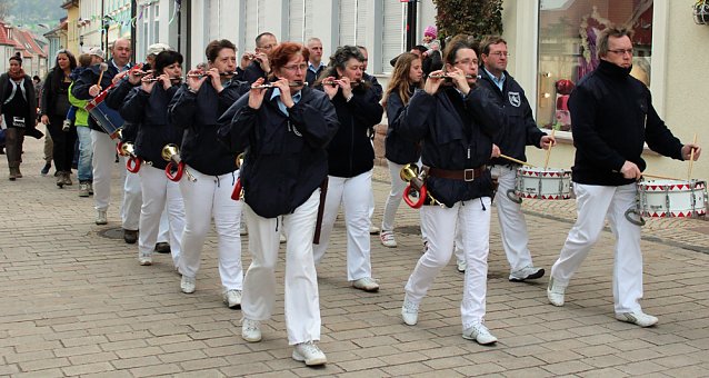 Bild: Fackelumzug in Bad Frankenhausen