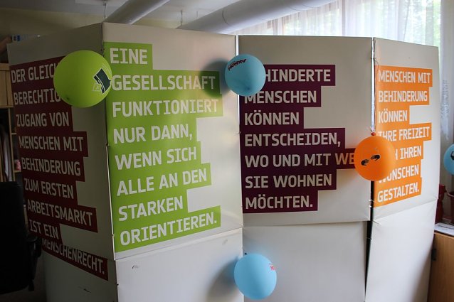 Bild: Aktionstag der "Aktion Mensch" in Sondershausen