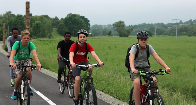 Bild: F&uuml;r den Unstrut-Werra-Radweg geworben