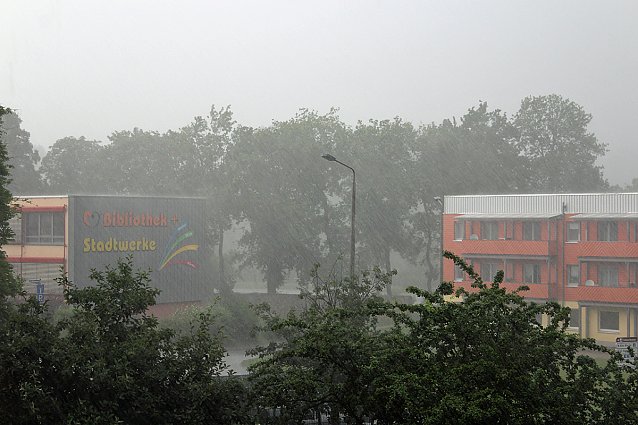 Bild: Heftige Regenf&auml;lle