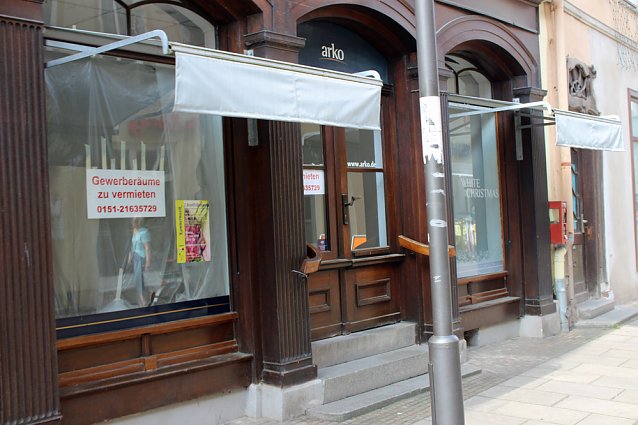 Bild: Leerstand in der Hauptstra&szlig;e