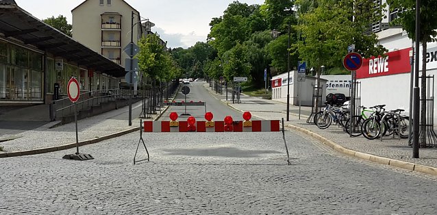 Bild: Schilfernte und Umleitungen