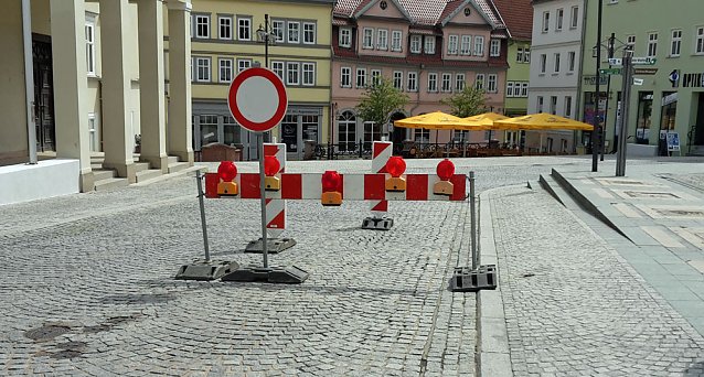 Bild: Schilfernte und Umleitungen