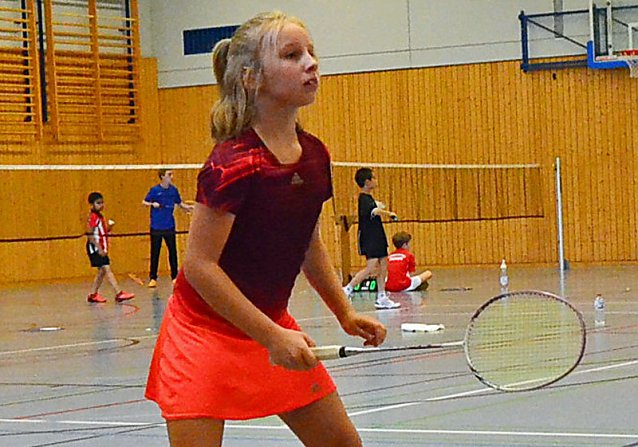 Bild: Beim 4. Spessart-Junior-Cup im Badminton