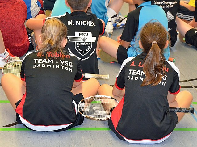Bild: Beim 4. Spessart-Junior-Cup im Badminton