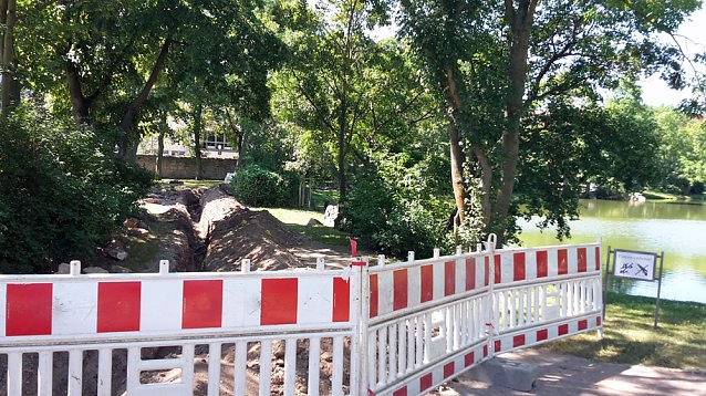 Bild: Gro&szlig;e Buddelei in Sondershausen
