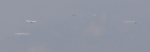 Bild: Segelflieger am Himmel Nordth&uuml;ringens