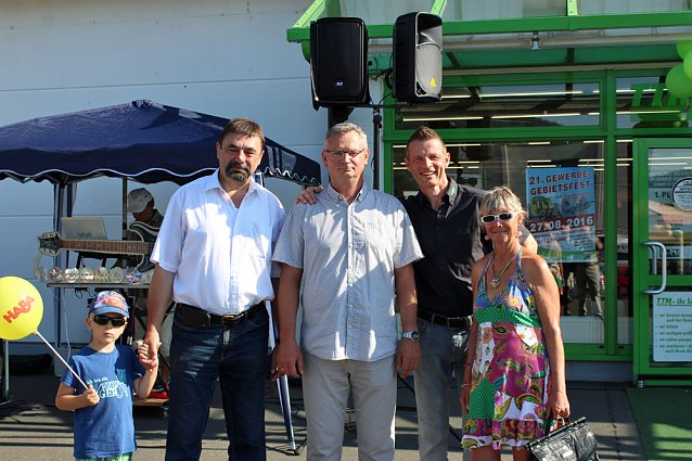 Bild: Gewerbegebietsfest schon gut besucht