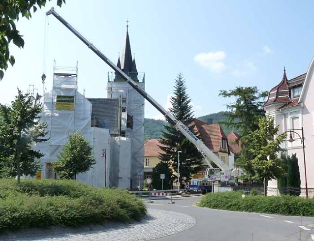 Bild: Bauarbeiten Elisabethkirche