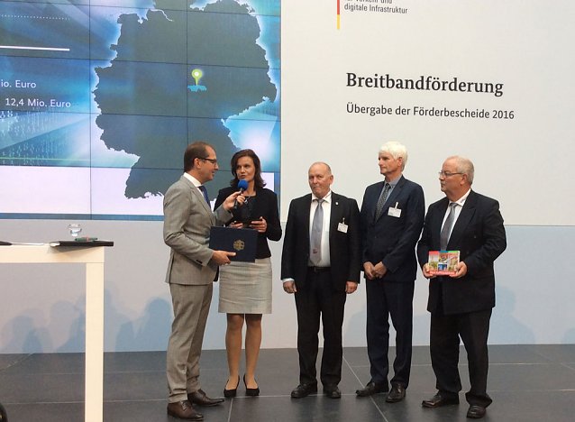 Bild: F&ouml;rderbescheid f&uuml;r schnelles Internet