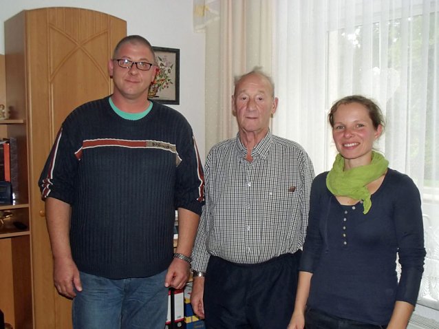 Bild: Gartenvorstand gratulierte zum 80. Geburtstag