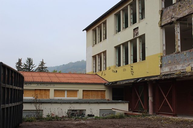 Bild: Offizieller Start Abriss Franzbergschule