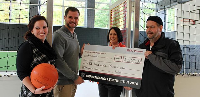 Bild: MCD Power mit Spende