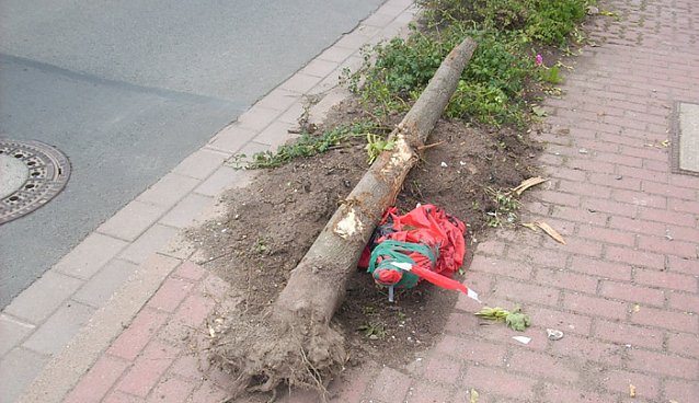 Bild: Unfall Hospitalstra&szlig;e