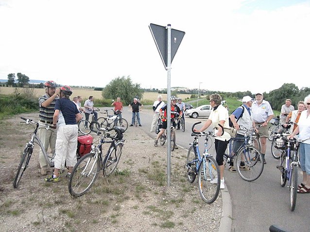 Bild: Radwandern mit Landtagsmitglied Gudrun Holbe