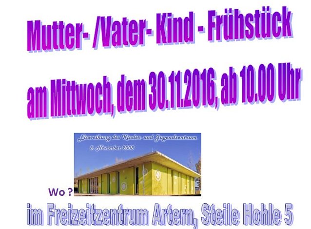 Bild: Mutter-Vater-Kind-Fr&uuml;hst&uuml;ck