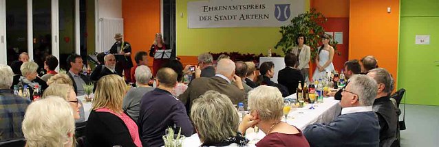 Bild:  Ehrenamtsgala in Artern.