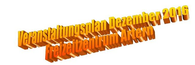 Bild: Weihnachtsmarkt und Monatsprogramm